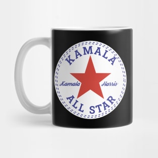 Kamala Harris All Star Logo Parody Mug